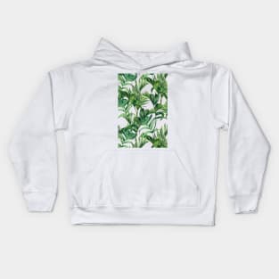 Leaves Nature Pattern Kids Hoodie